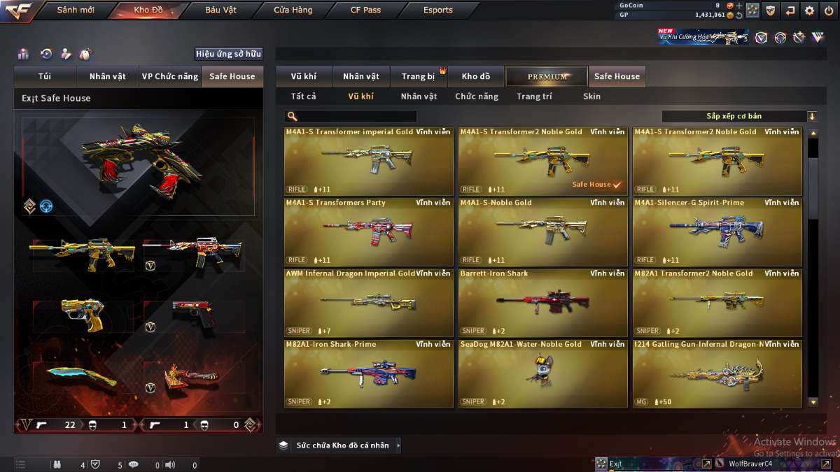 shop acc cf uy tin gia re